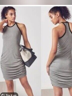 Fabletics Lelani Shirred Genius Dress